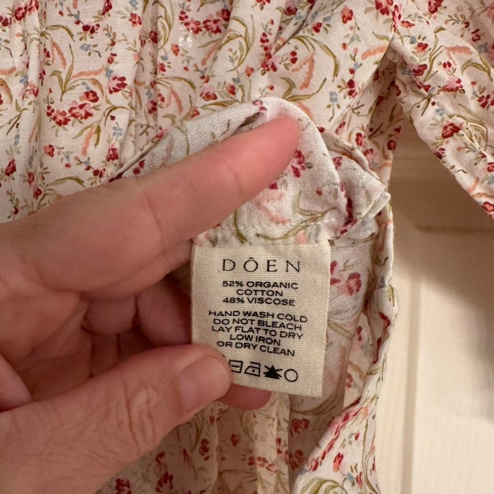 Doen Samara Blouse Sunshine Meadow Large - Picture 4 of 6
